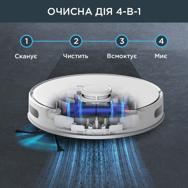 Робот-пилосос миючий Rowenta RR8567WH 2173307 фото